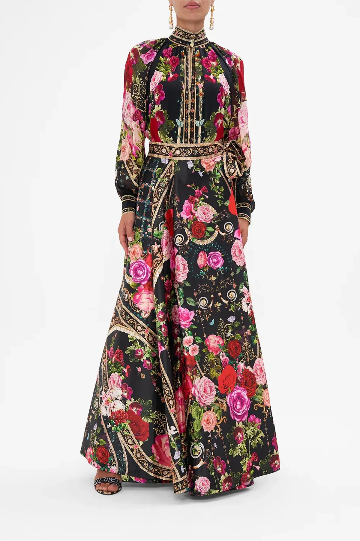 Camilla Reservation For Love Raglan Button Up Shirt Size 8/XXS - Image 1