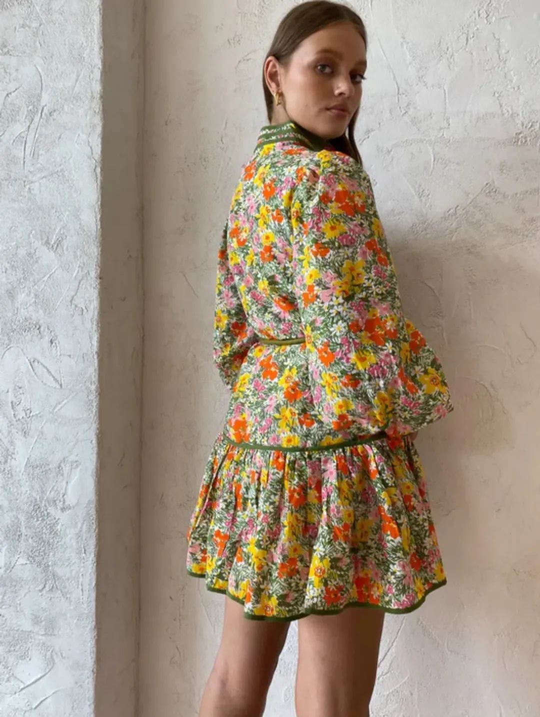 Alemais Cabana Mini Dress in Multi Size 6 for rent on The Volte - main image