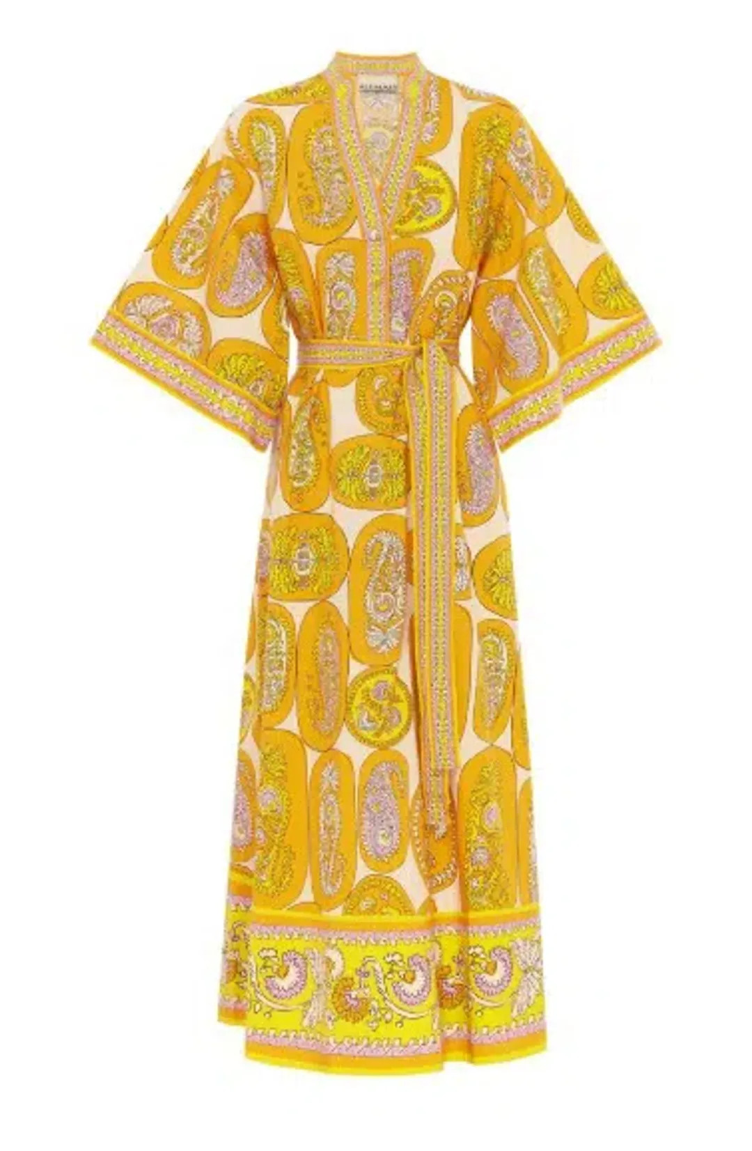 Alémais Diana Midi Yellow Size AU 14 for rent on The Volte - main image