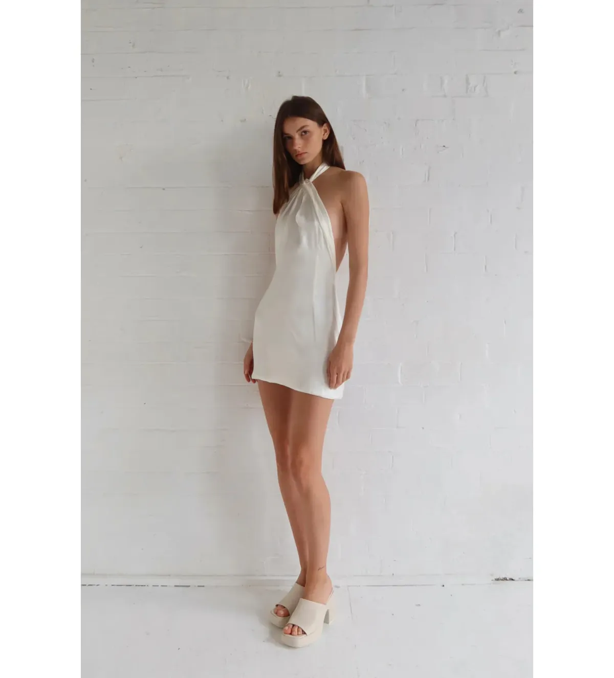 23rd & Madison Lexi White Mini Dress White Size 10 - Image 2