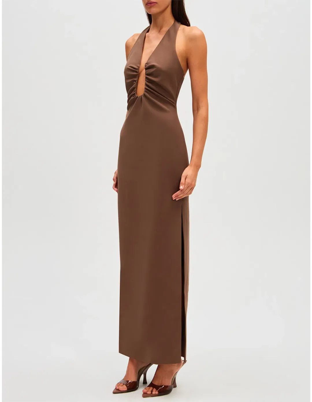 Misha Alusia Maxi Brown Size 6 for rent on The Volte - main image