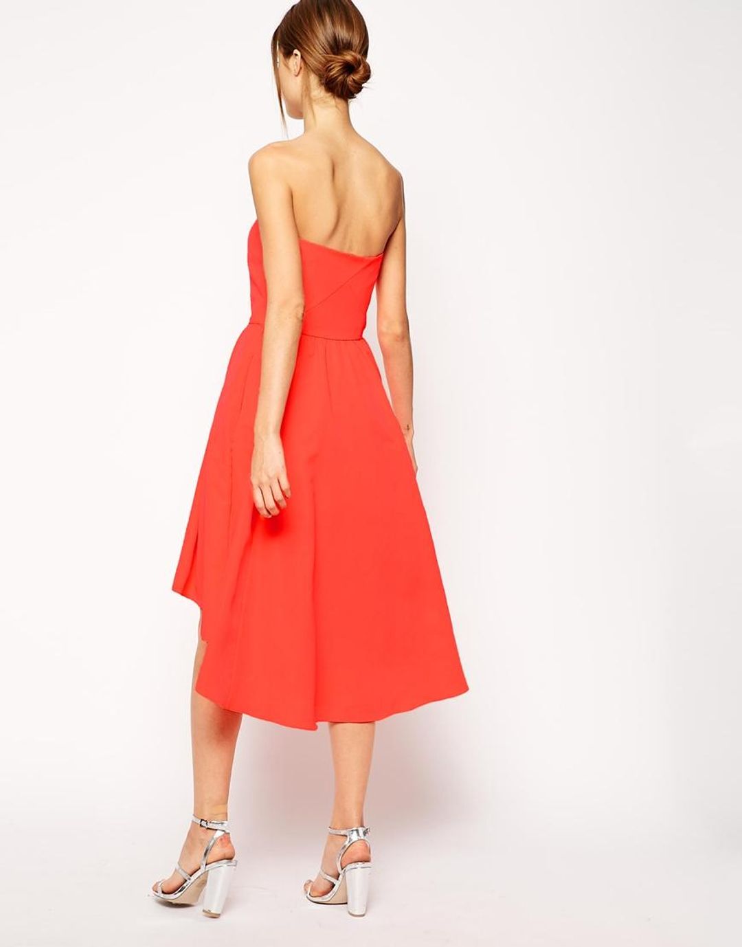 Ted Baker Coral Verity Drop Hem Dress Sz 3 (Sz 12) for rent on The Volte - main image