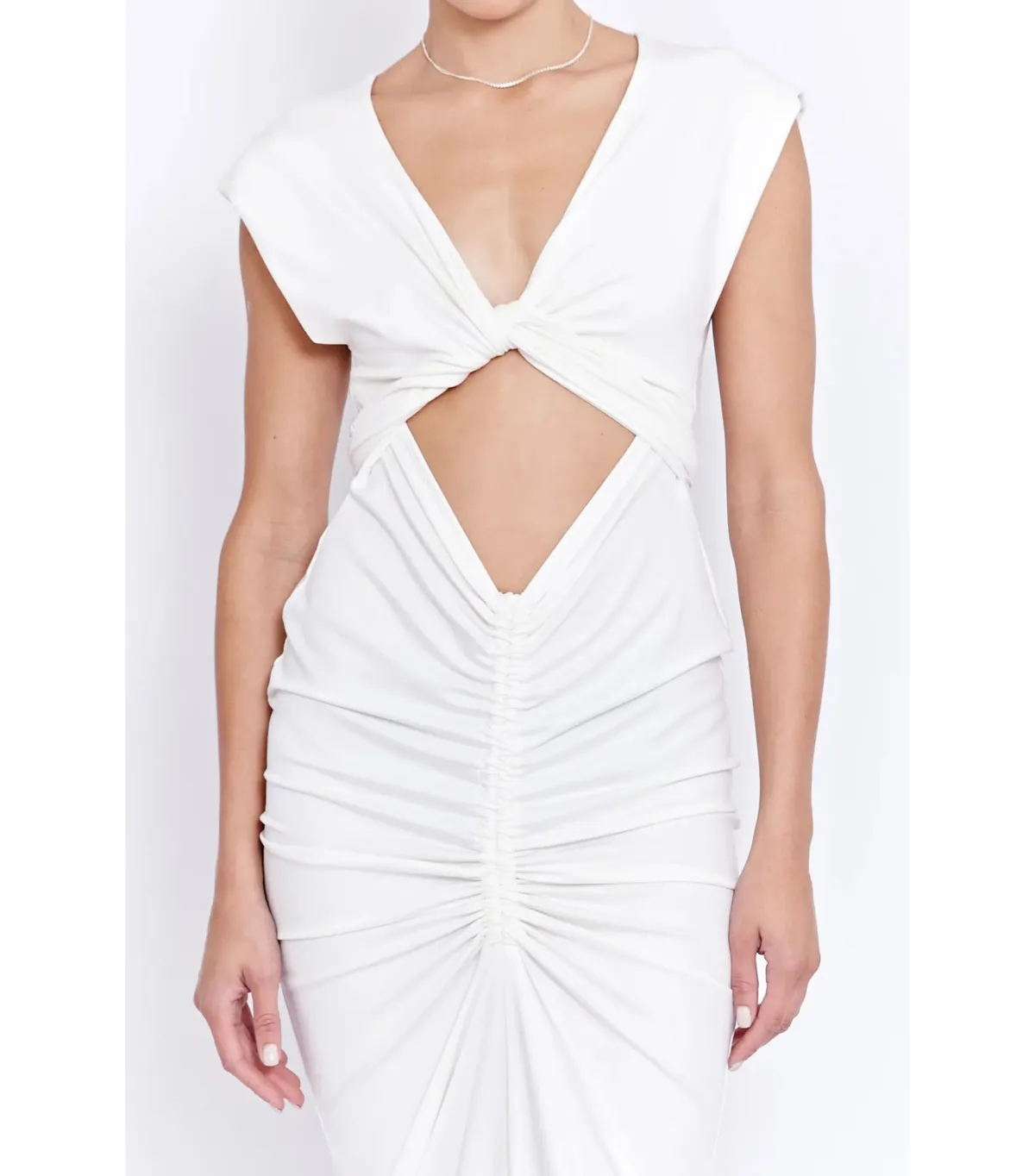 Pfeffier Ramos Dress Off White Size AU 8 - Image 3