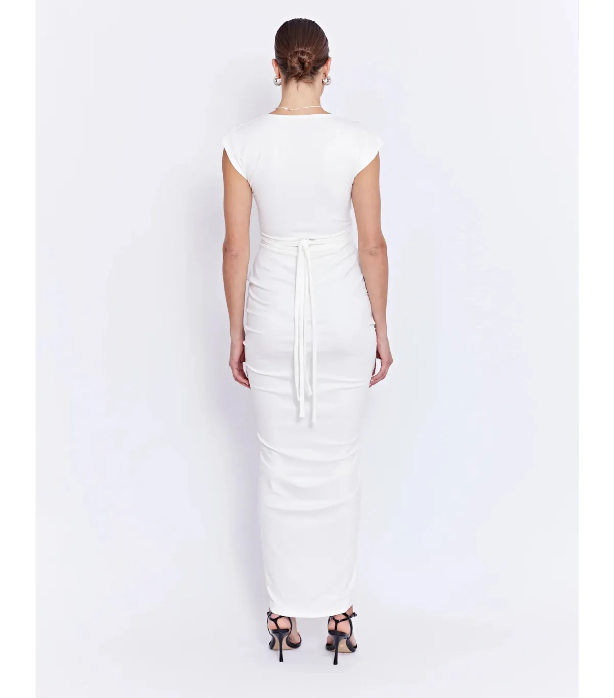 Pfeffier Ramos Dress Off White Size AU 8 - Image 4