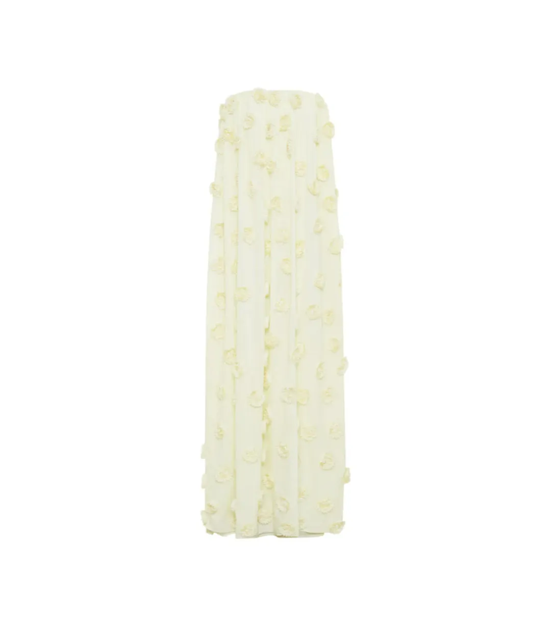 Camilla and Marc Daphne Strapless Dress in Lemon Yellow Size AU 6 for rent on The Volte - main image
