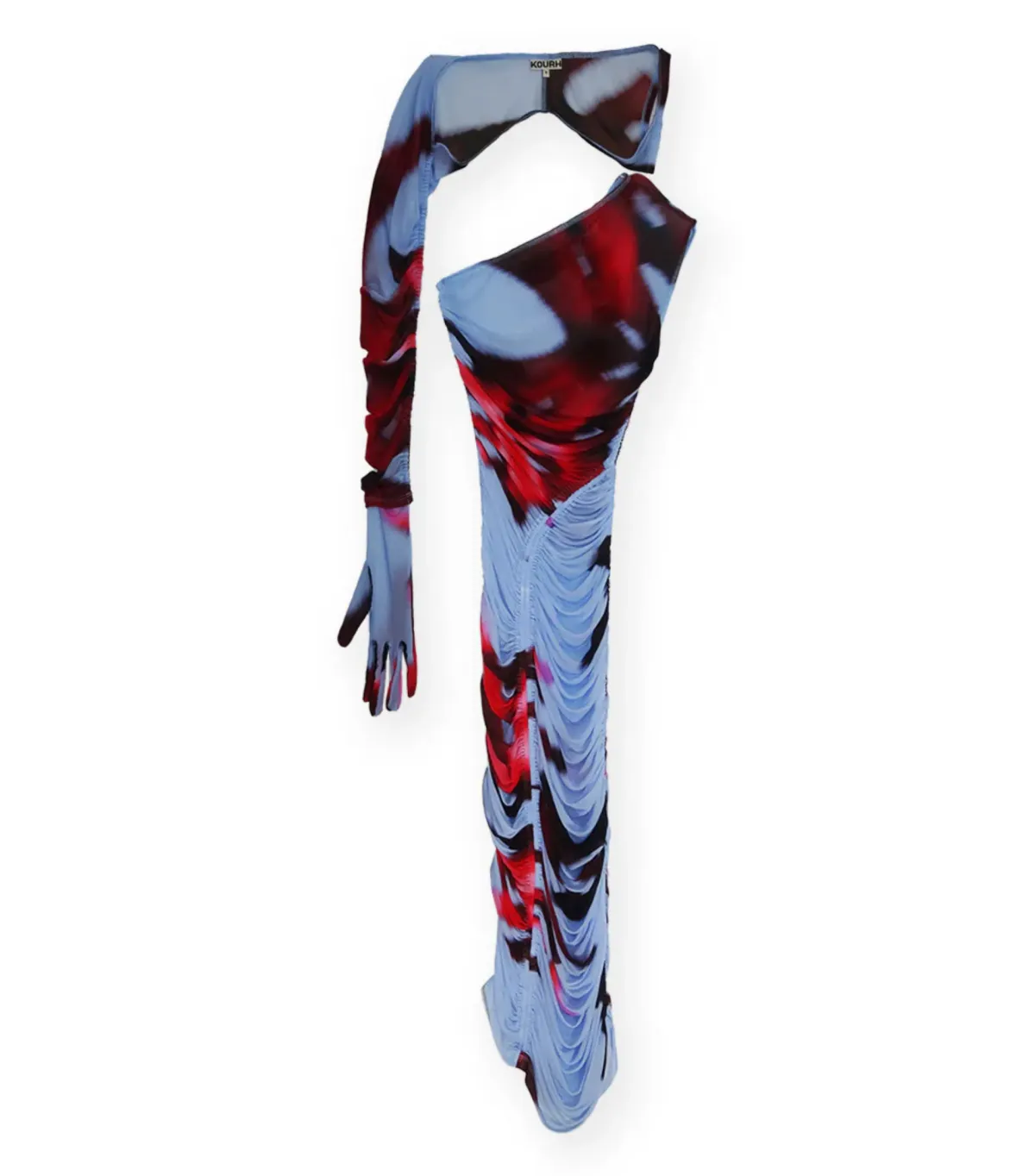 Kourh Primnoa Mesh Midi Dress Multi Size L / AU 12 - Image 5