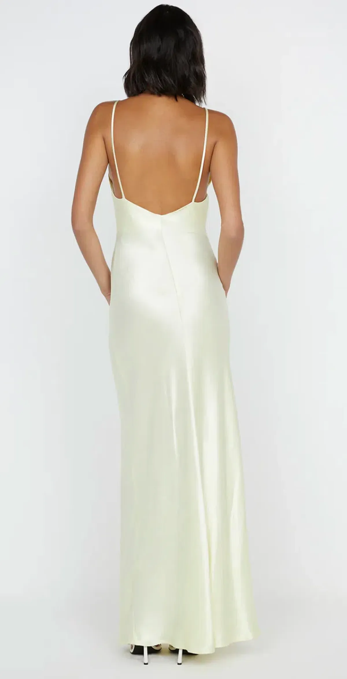 Bec and Bridge Moon Dance V Maxi Dress - Ice Yellow - Size 8 - Image 2