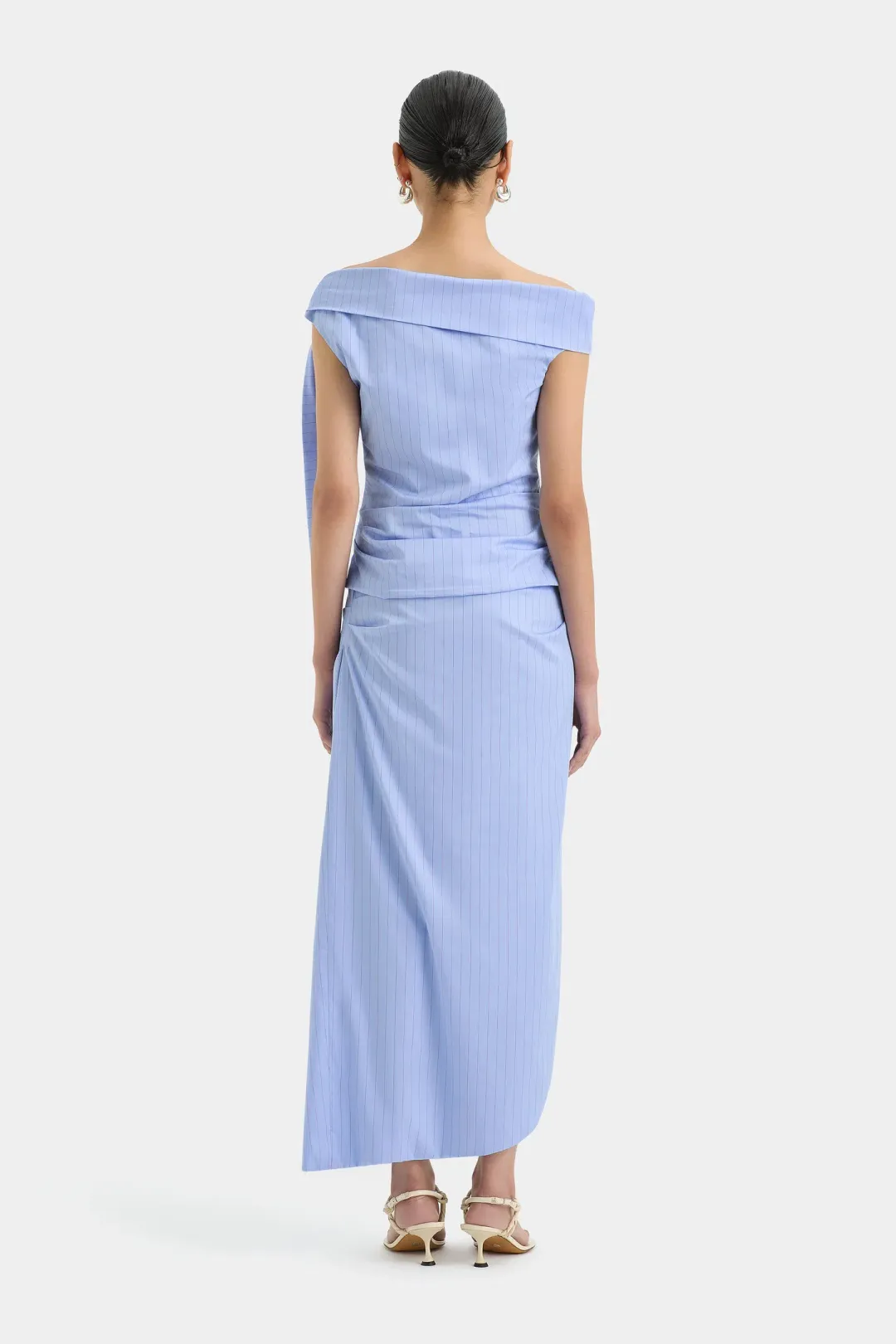 Sir the Label Lori Midi Skirt Size 1 Sky Blue for rent on The Volte - main image