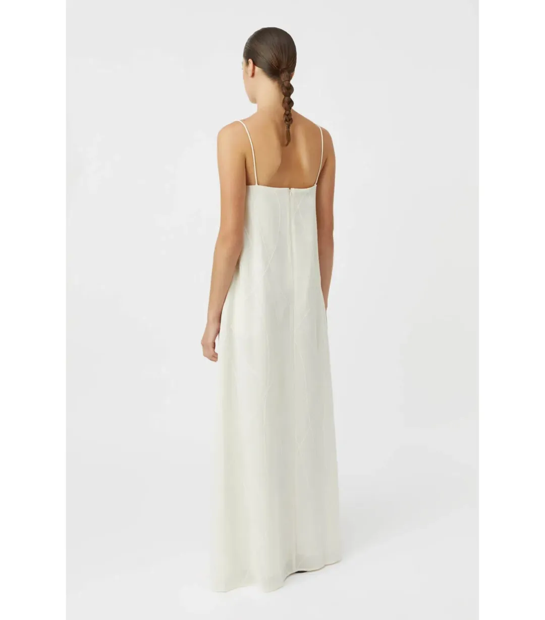 Camilla and Marc Cadence Dress Cream Size AU 12 for rent on The Volte - main image
