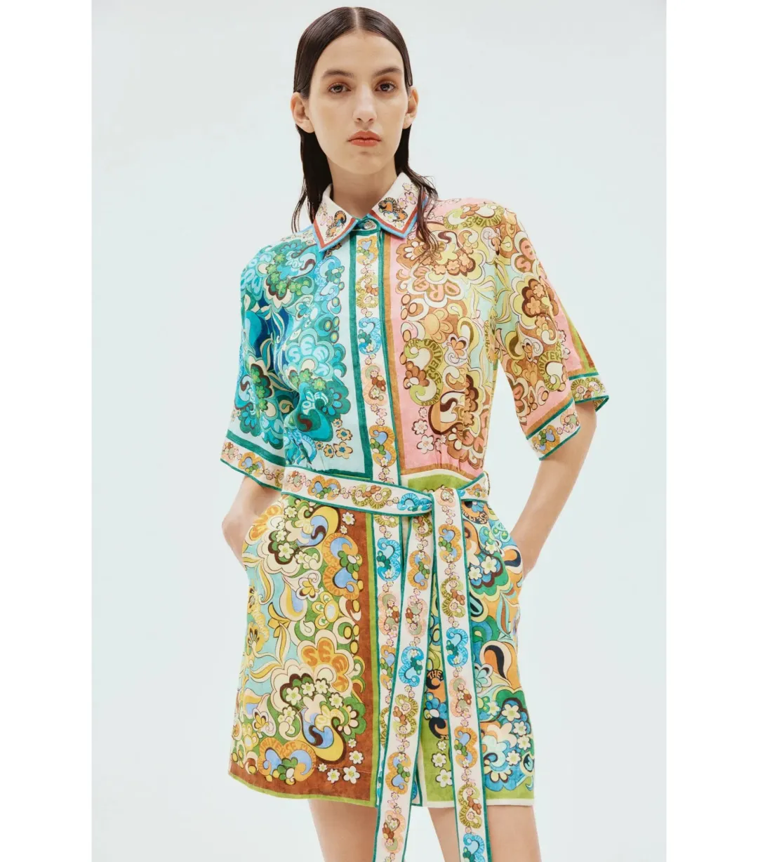 Alemais Dreamer Mini Dress Multi Size AU 10 for rent on The Volte - main image