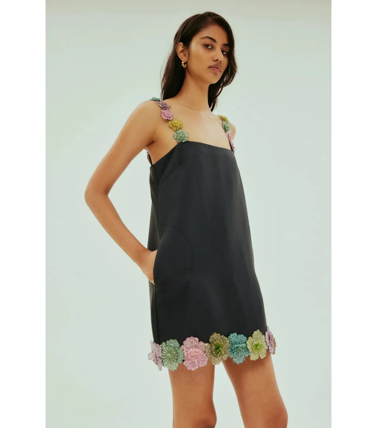 Alemais Lolita Mini Dress Black Size AU 10 - Image 4