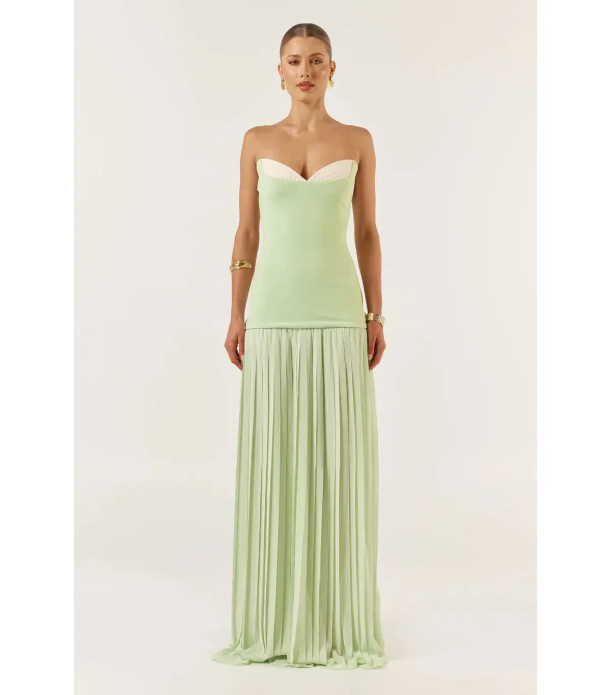 She Is Olla Nicolette Gown Green Size AU 8 - Image 1