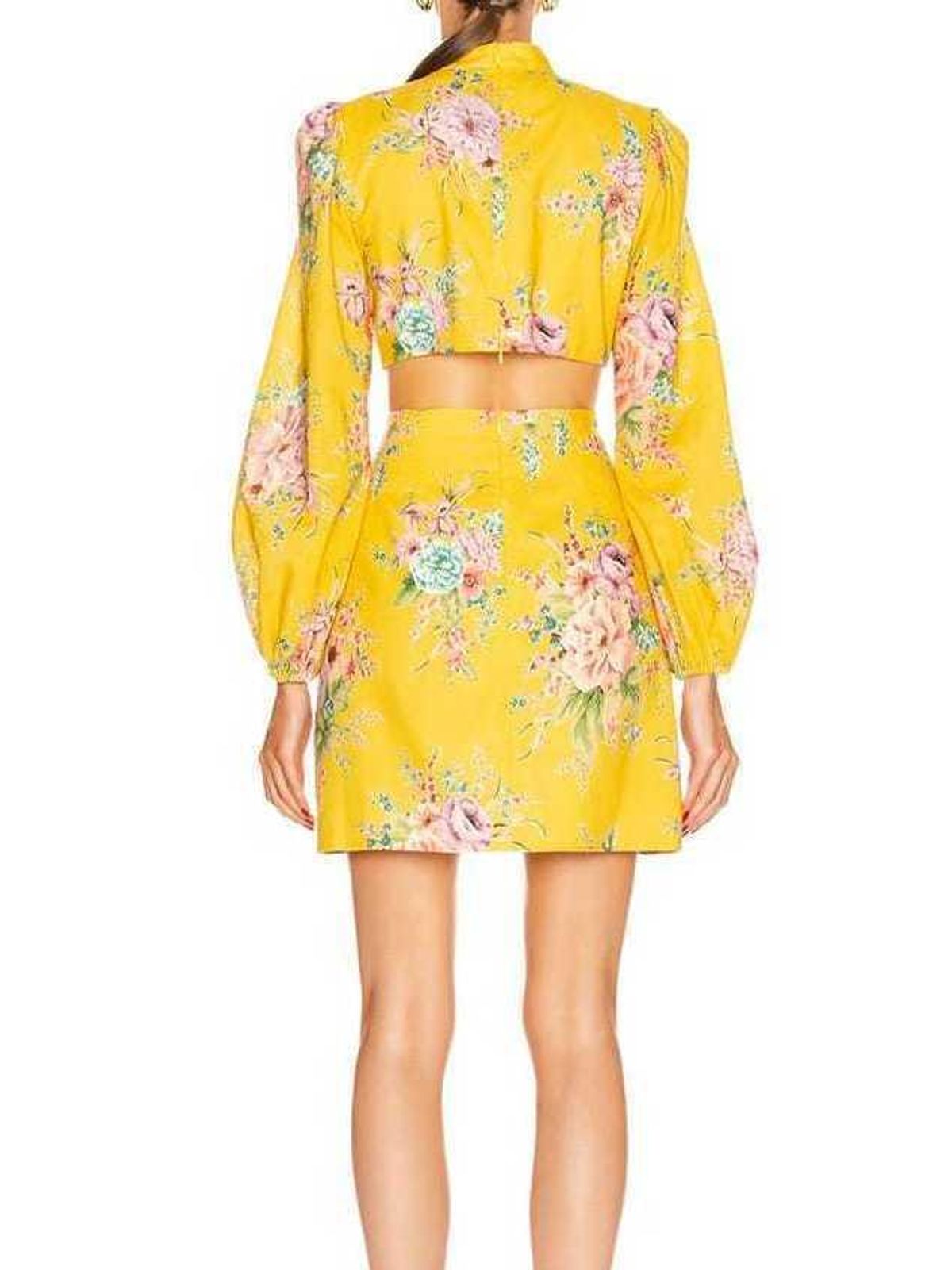 Zinnia cut-out floral print dress - Image 2