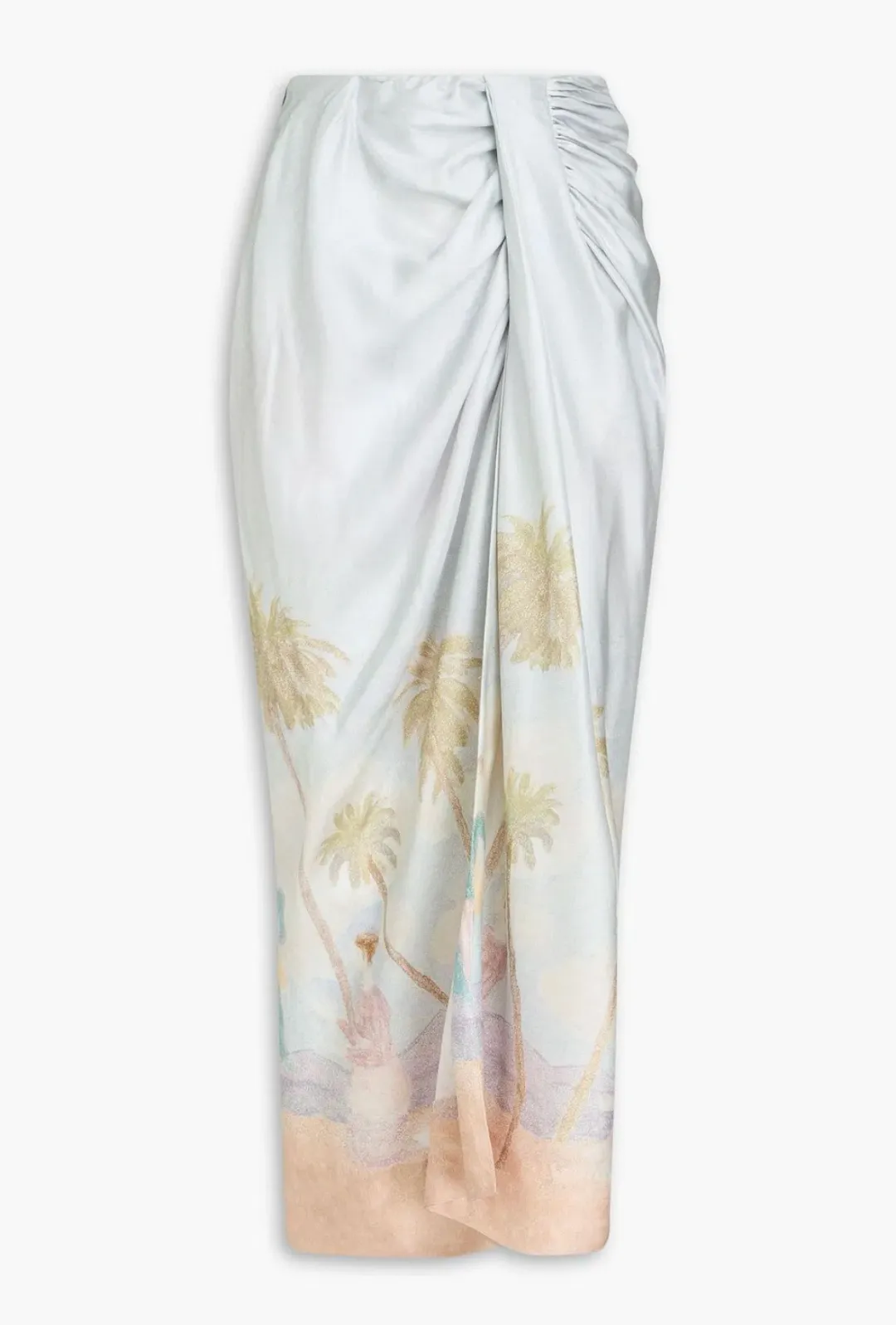 Zimmermann Ruched Printed Maxi Skirt Size S / AU 8 for rent on The Volte - main image