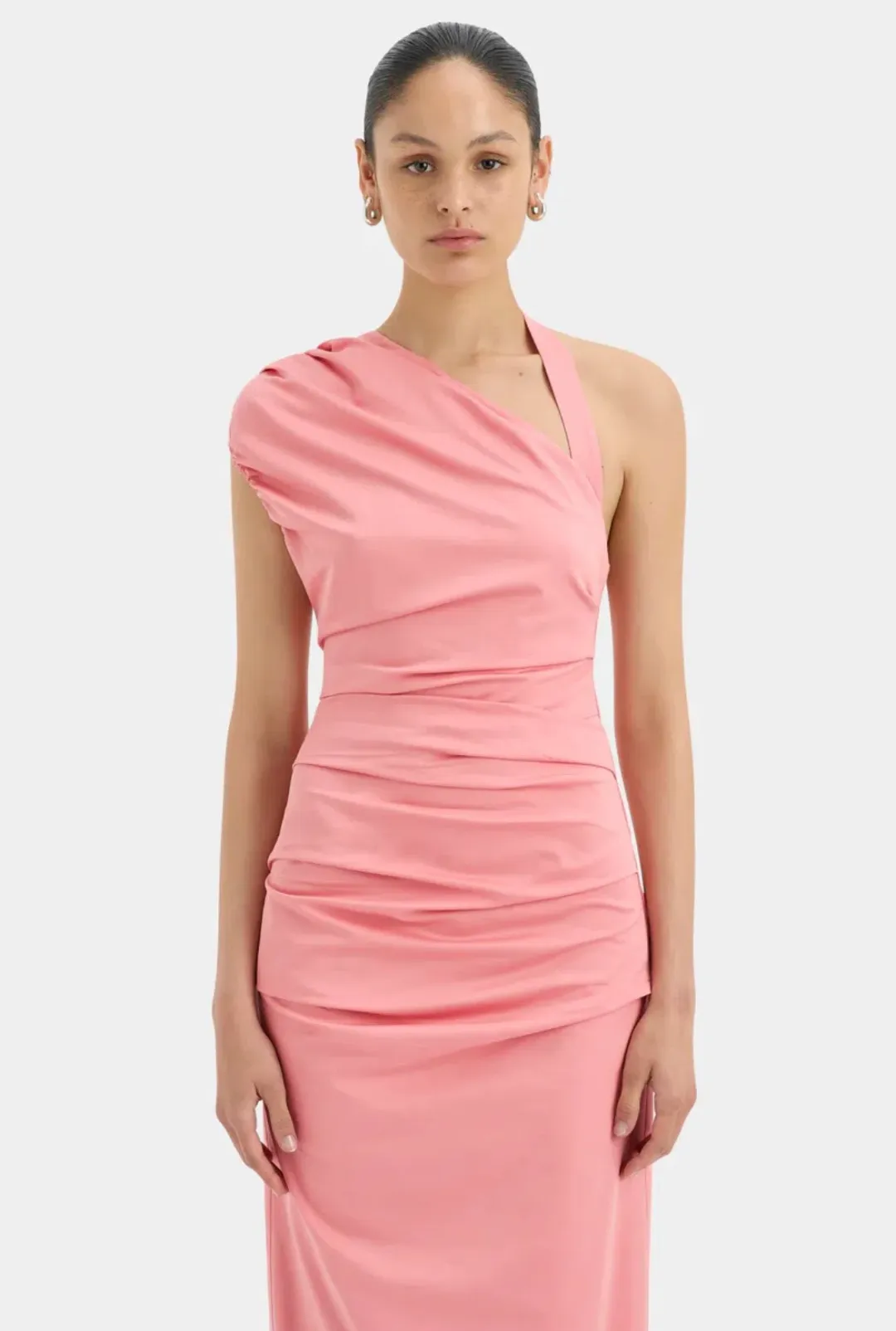 Sir The Label Giacomo Gathered Gown Pink Size 1 / AU 8 for rent on The Volte - main image