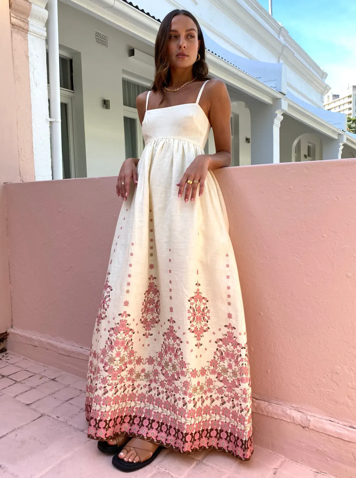 Hansen and Gretel Akacia Maxi in Cream Empress Size 6  - Image 2