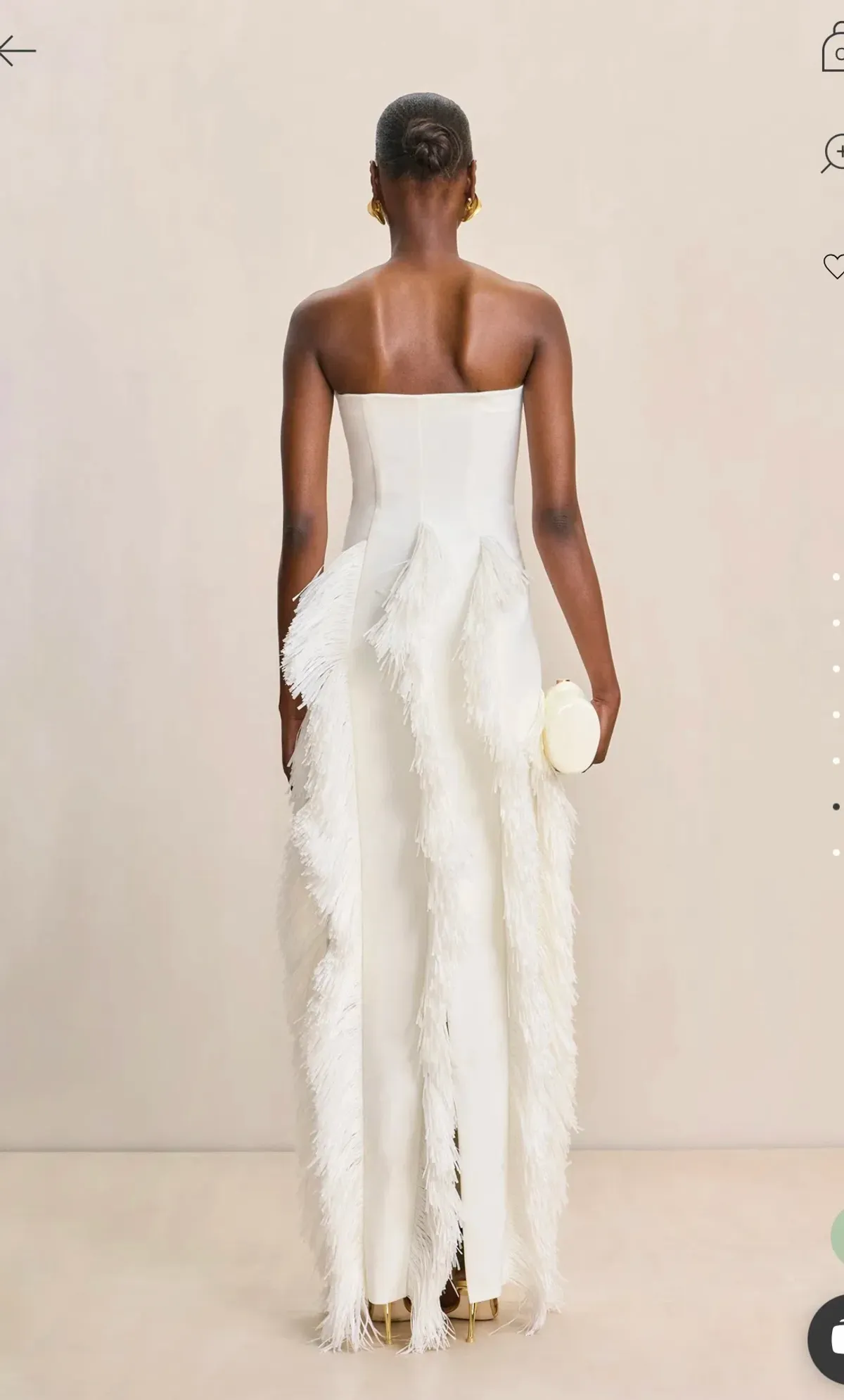 Cult Gaia Freya Gown Off White size XS - Image 5