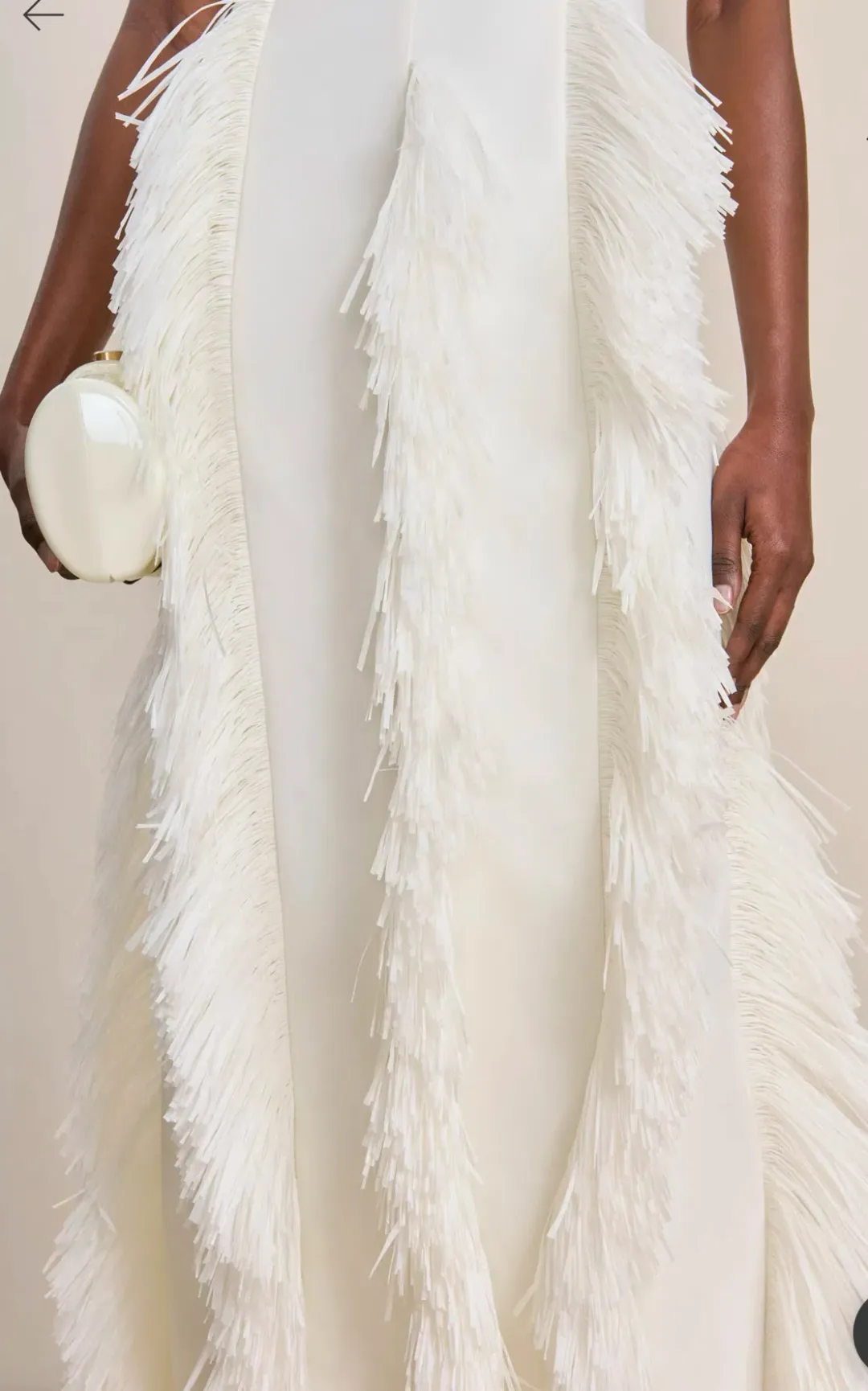 Cult Gaia Freya Gown Off White size XS for rent on The Volte - main image