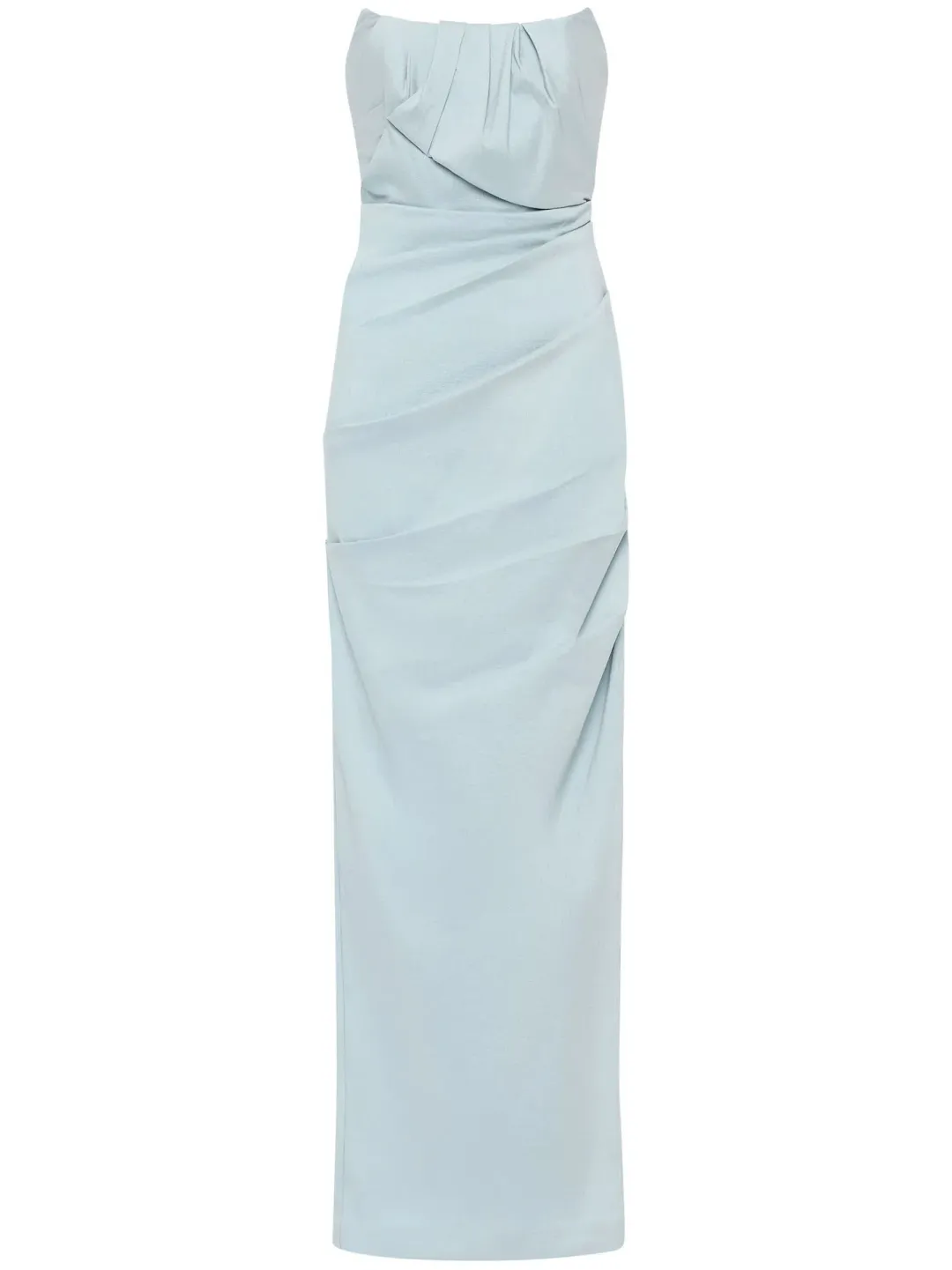 Rachel Gilbert Sienna Strapless Gown Ice Blue Size 0 / AU 6 for rent on The Volte - main image