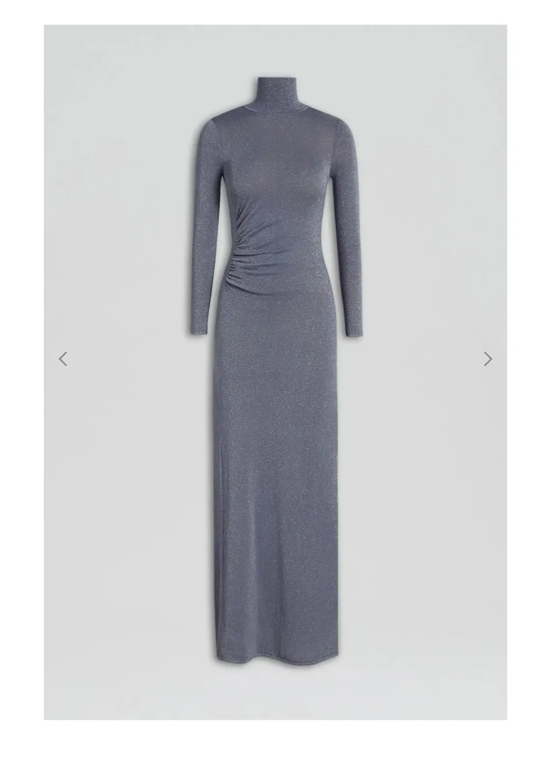 Scanlan Theodore Sparkle Gather Dress Silver Size 8  for rent on The Volte - main image