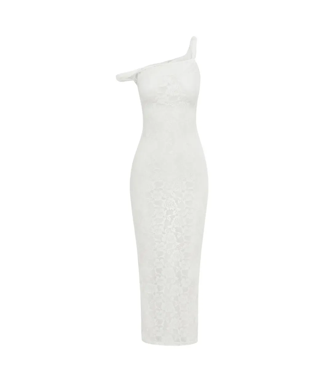 Johansen Official The Long Lace Poppy in White Size S / AU 8 for rent on The Volte - main image