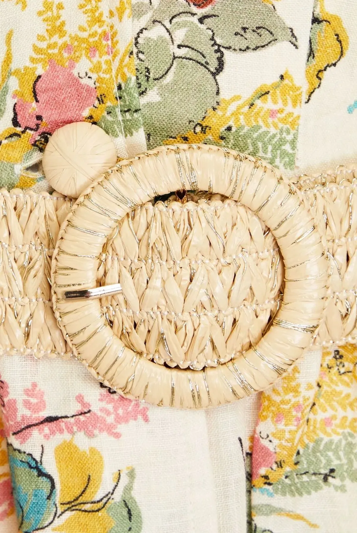 Zimmermann Clover Linen Halterneck Midi Dress Floral Size 3 / AU 14 - Image 3