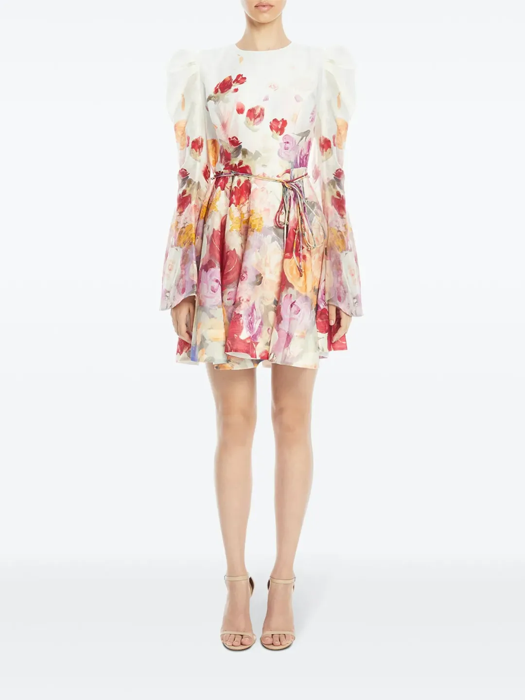 Leo Lin Jordyn Mini Dress Fleur Print Size 8 for rent on The Volte - main image