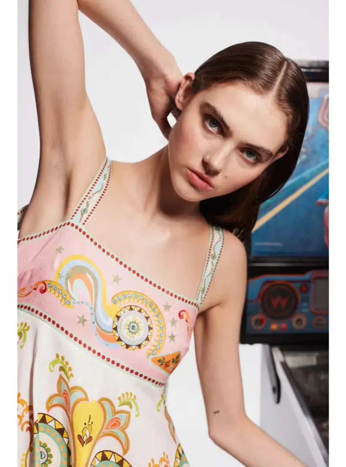 Alemais Pinball Sundress Print Size AU 8 - Image 2