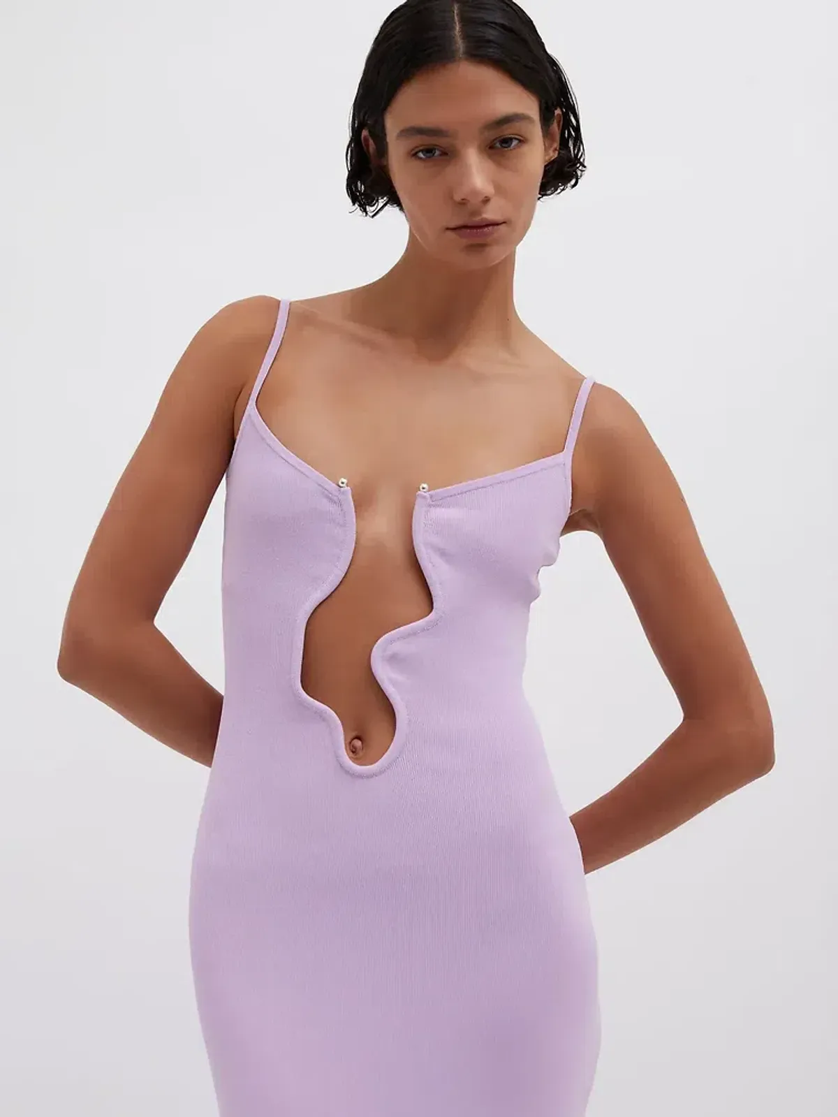 Christopher Esber Salacia Wire Column Dress Pink Size 8  - Image 2