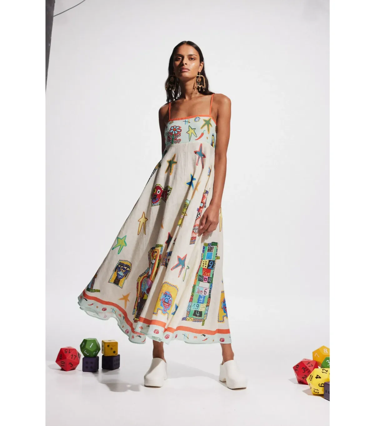 Alemais Players Sundress Print Size AU 14 - Image 1