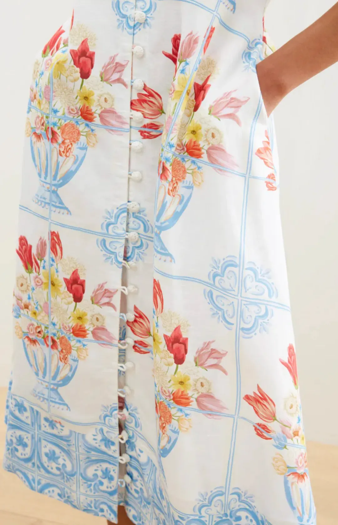 Binny Viva La Frida Midi Dress Multi Size 8 for rent on The Volte - main image