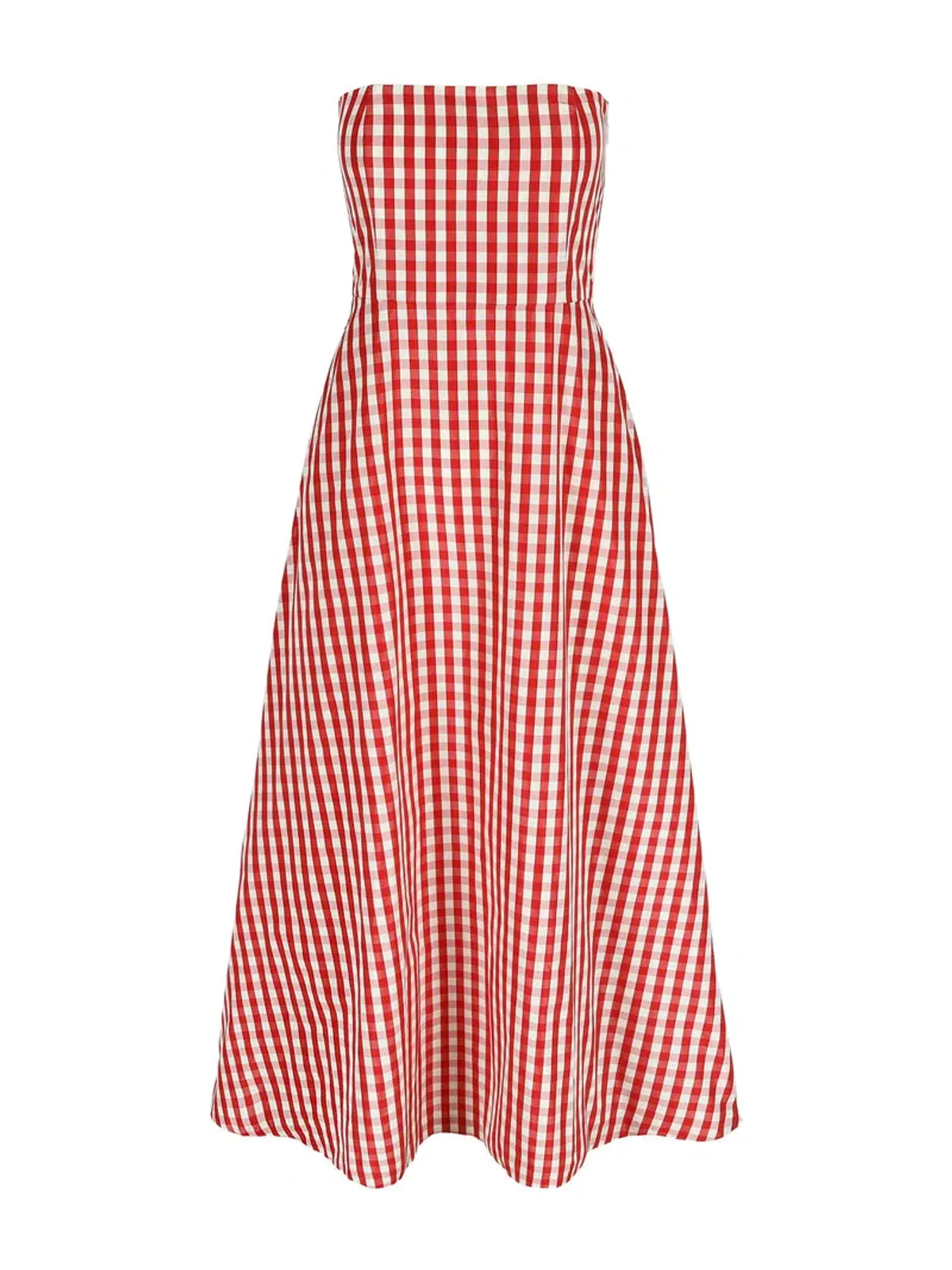 Bernadette Odette Dress Red Gingham Size 10 - Image 3