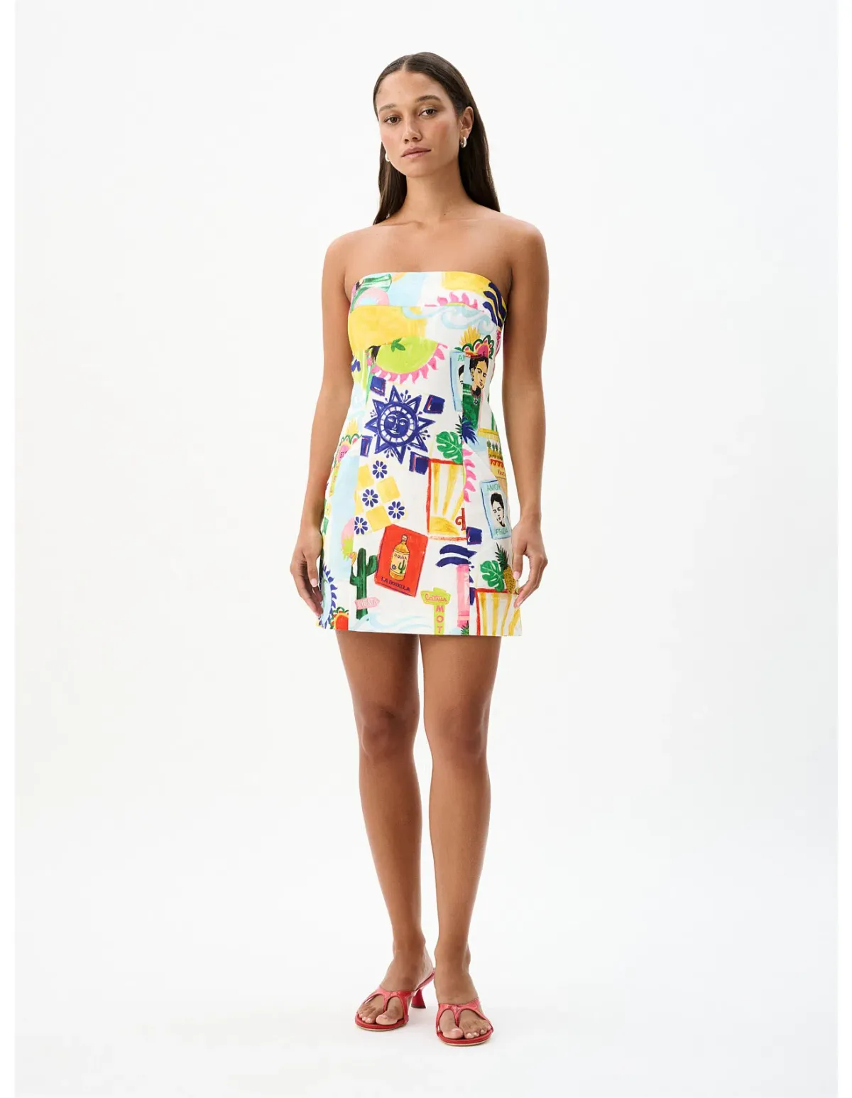 Roame Alba Mini Dress in Hola Tulum Size 10 - Image 1