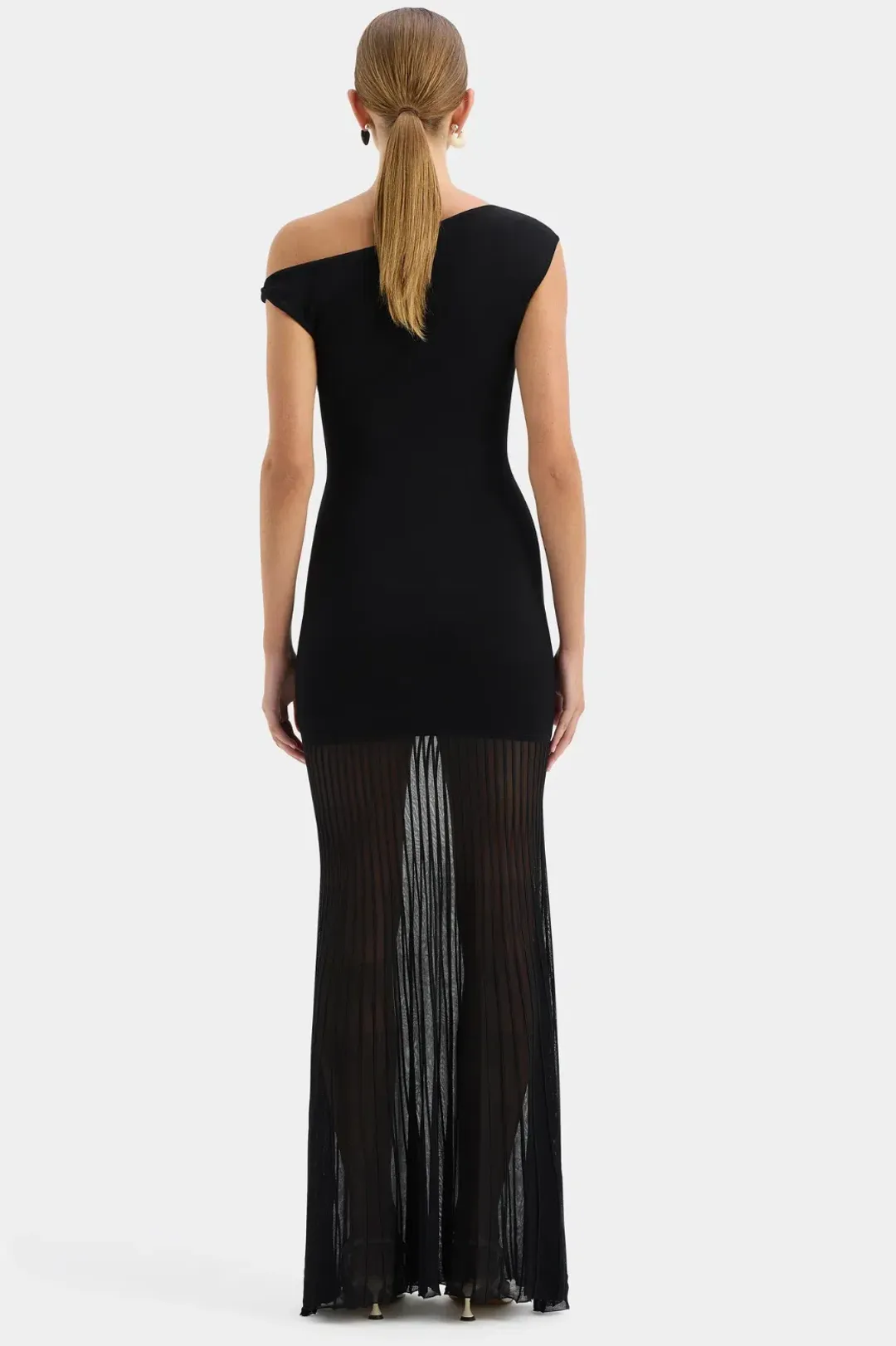 Sir The Label Indigo Twist Dress Black Size 6  for rent on The Volte - main image