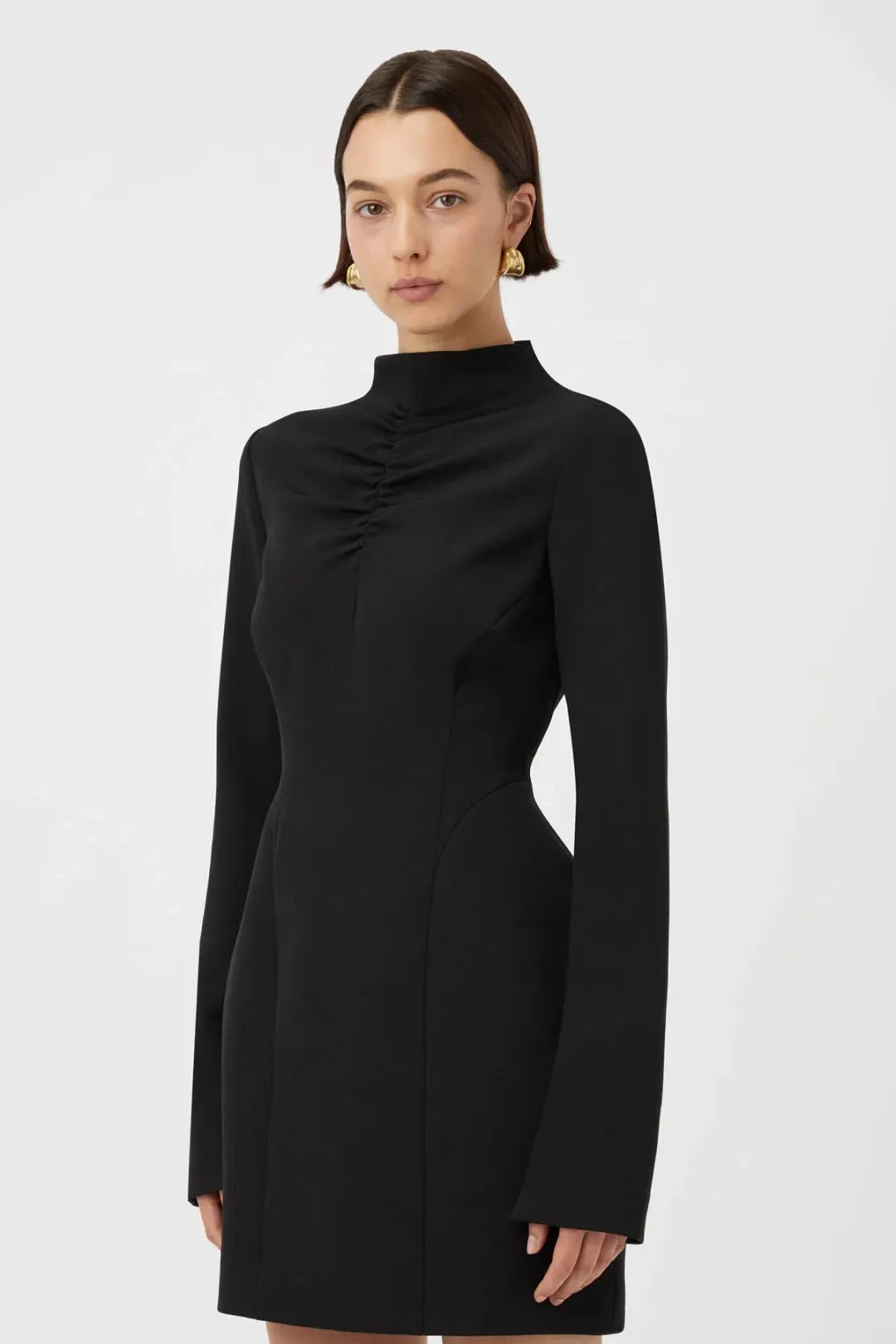 Camilla & Marc Portico Mini Dress Black Size 8 for rent on The Volte - main image