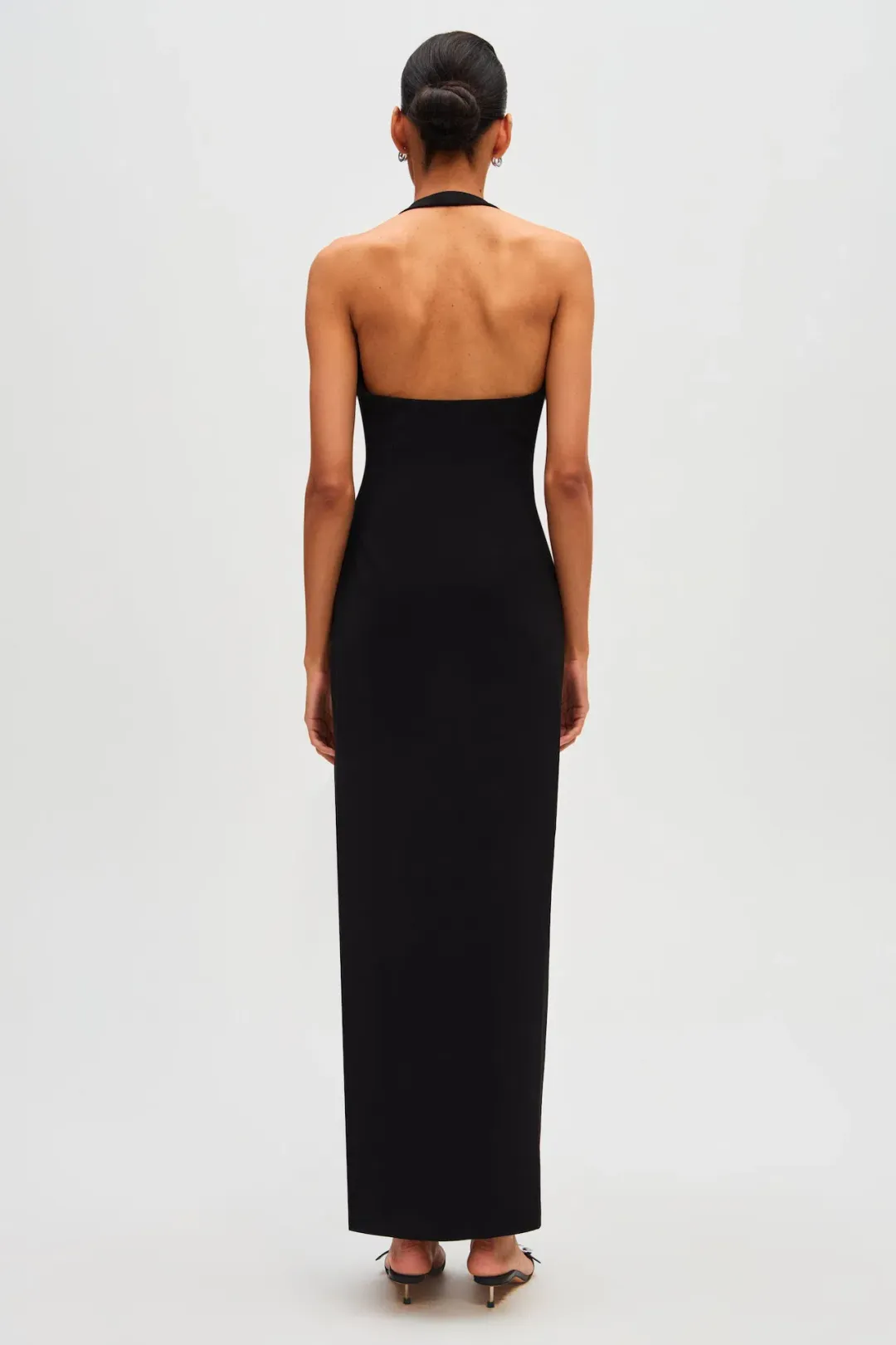 MISHA The Alusia Dress Black Size 12 for rent on The Volte - main image