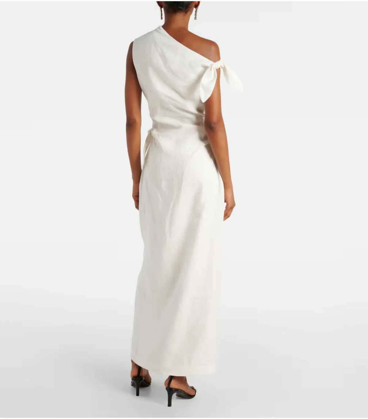 Sir The Label Tamara Linen Maxi Dress Ivory Size 1 / AU 8  - Image 2