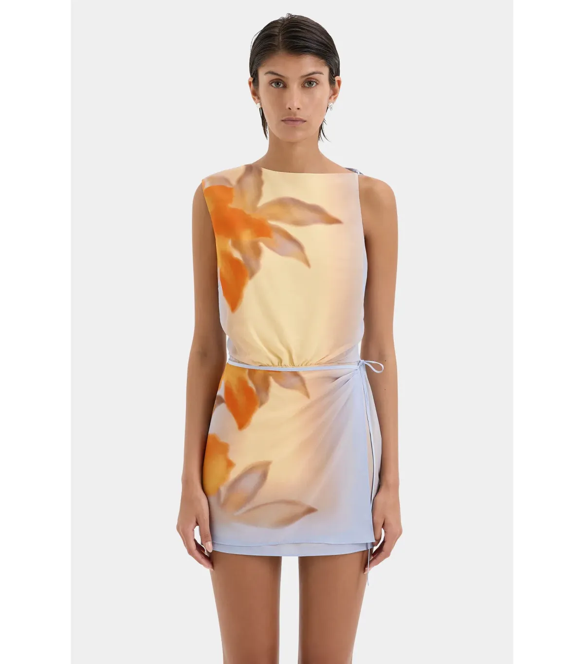 Sir The Label Serene Mini Dress in Sequoia Floral Size 0 / AU 6 - Image 2