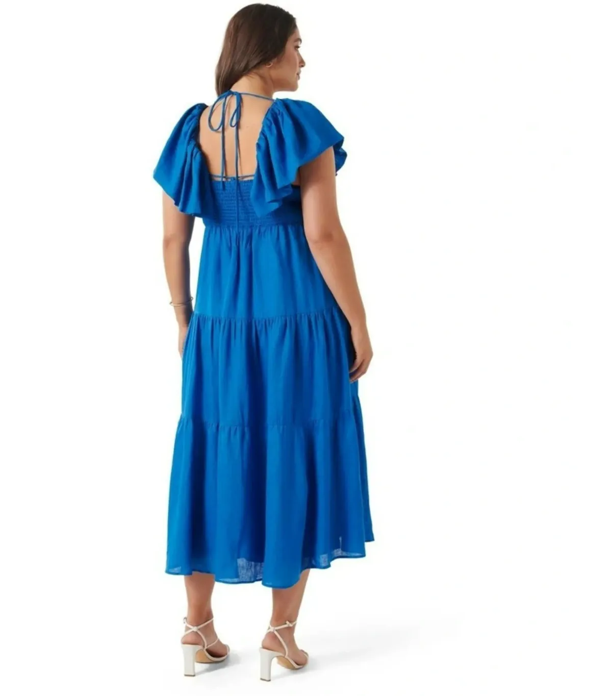 Forever New Karissa Maxi Dress Blue Size AU 8 - Image 3