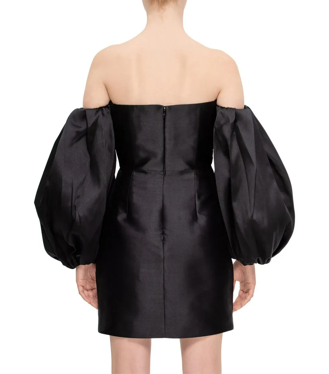 Solace London Bella Mini Dress Black Size AU 10 for rent on The Volte - main image