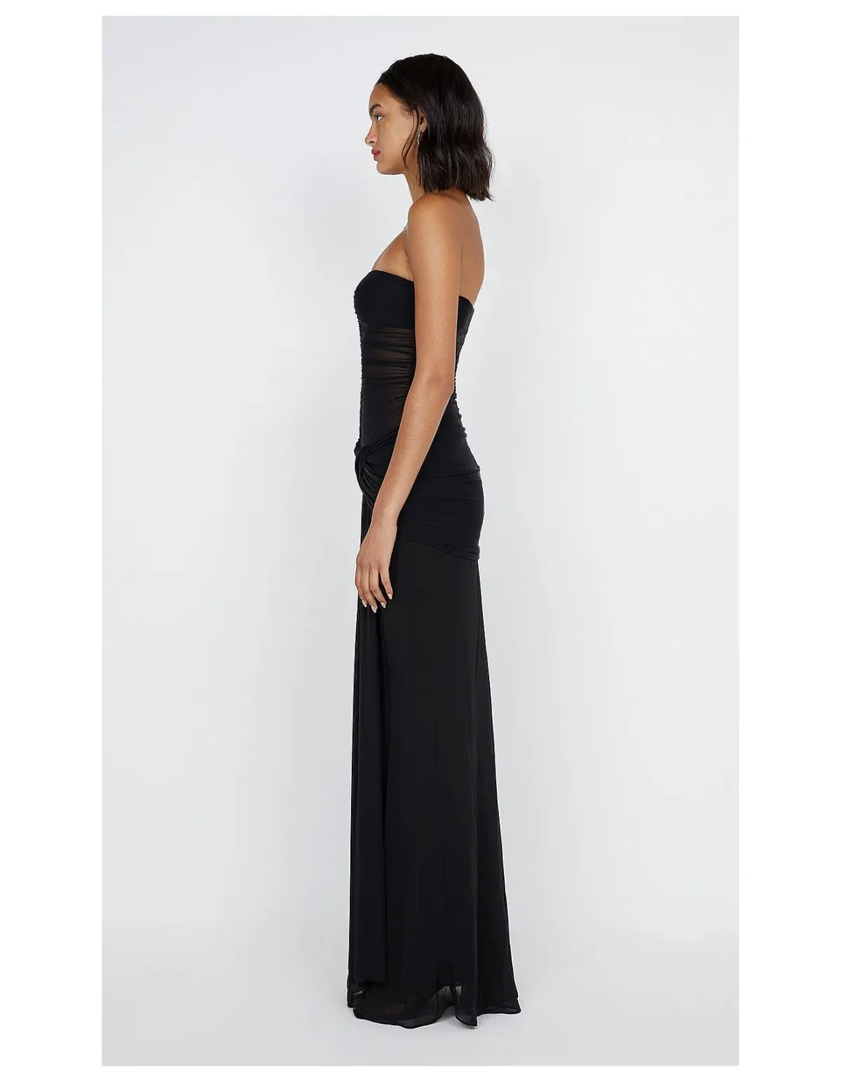 BEC & BRIDGE NOEMI BLACK STRAPLESS DRESS BLACK SIZE AU 10 - Image 3