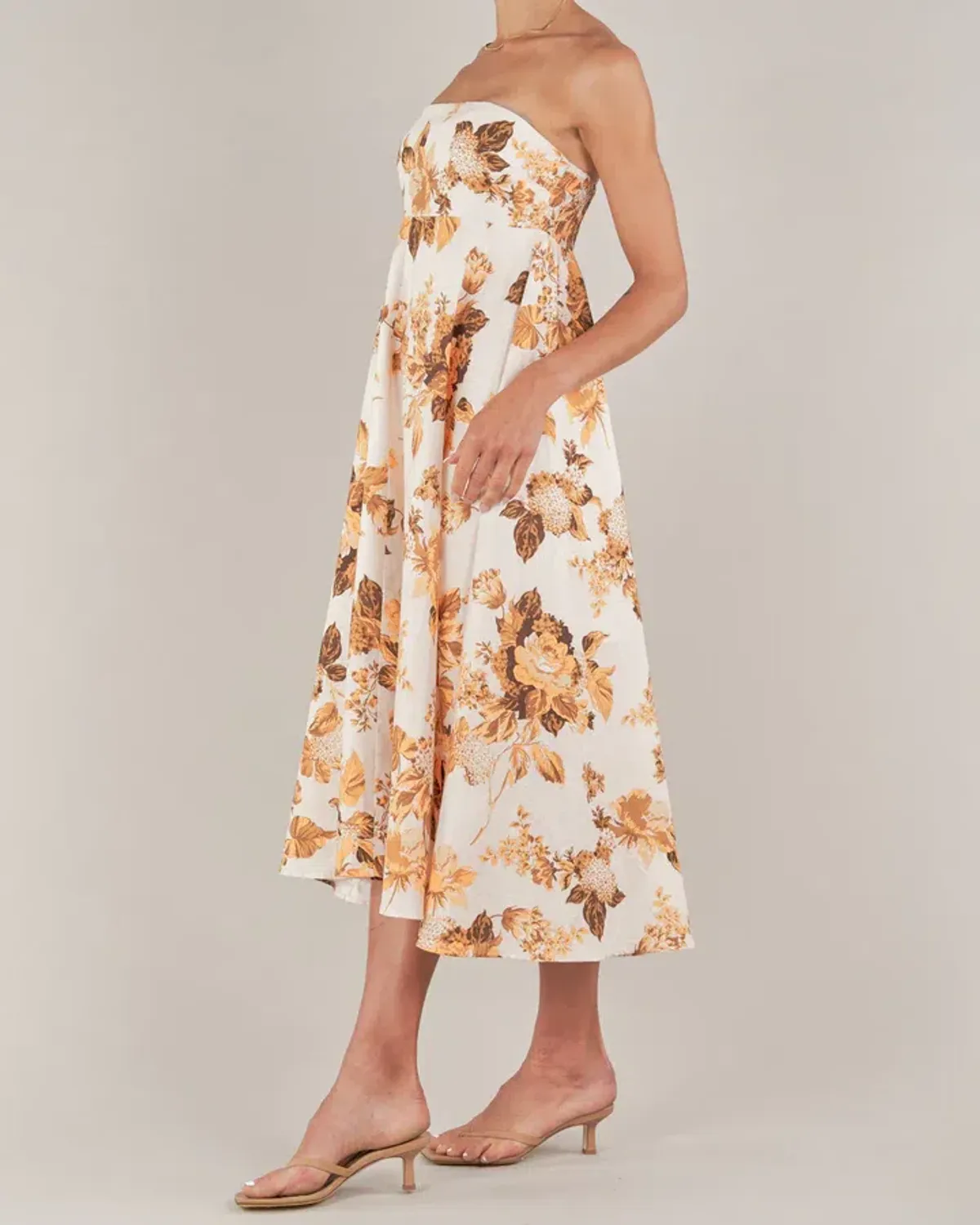 Amelius Saint Lucia Linen Maxi Dress size 6. - Image 4