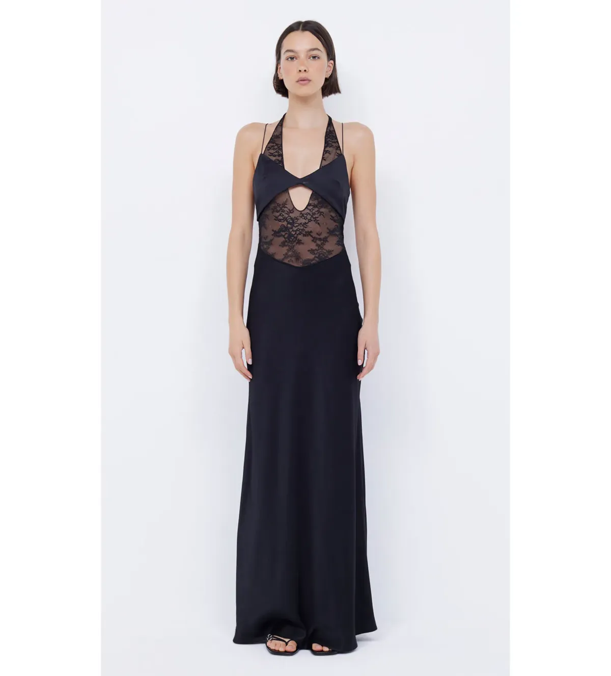 Bec & Bridge Liv Halter Maxi Dress Black Size 8 - Image 1