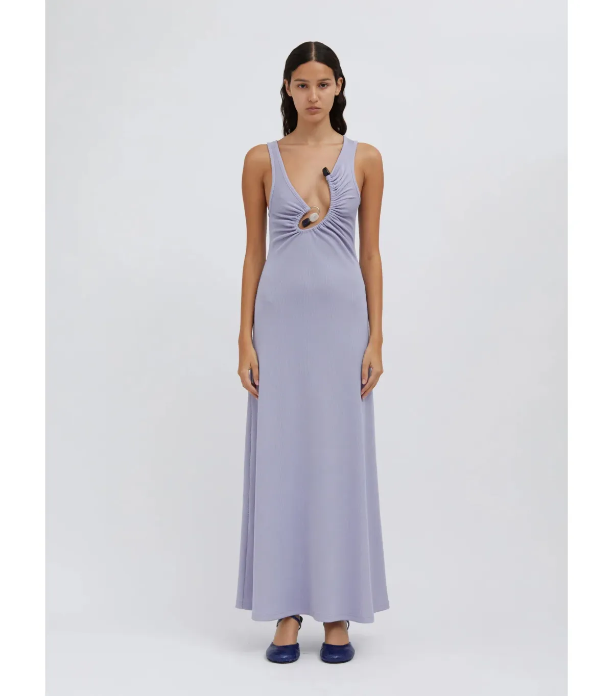 Christopher Esber Spiral Crystal Tank Dress in Lavender Size AU 8 - Image 1