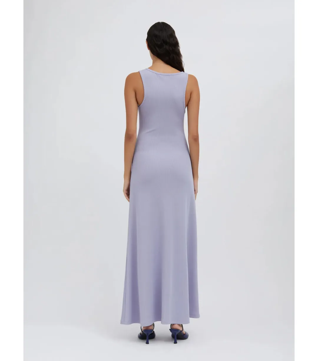 Christopher Esber Spiral Crystal Tank Dress in Lavender Size AU 8 for rent on The Volte - main image