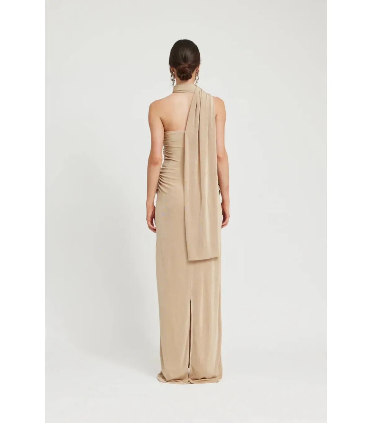 Tojha Lesha Maxi Dress in Champagne Size AU 8  - Image 4
