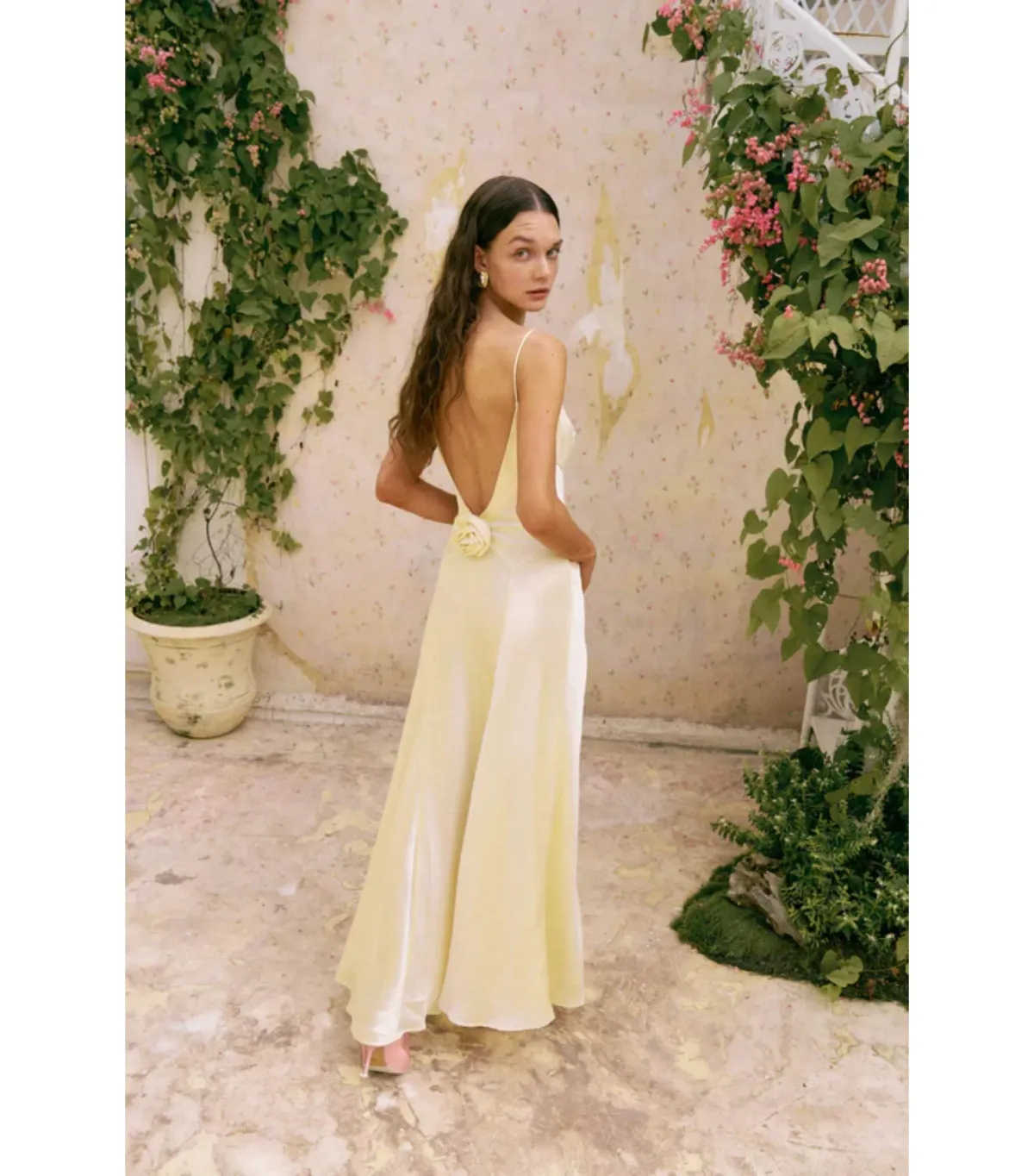 Bubish Savannah Rosette Gown in Yellow Size S / AU 8 - Image 6