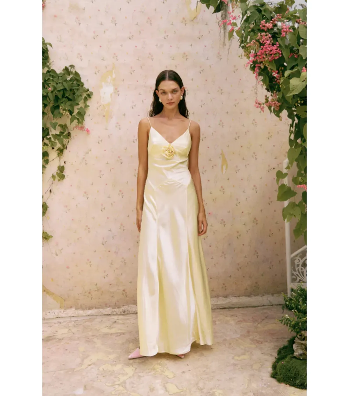 Bubish Savannah Rosette Gown in Yellow Size S / AU 8 - Image 5