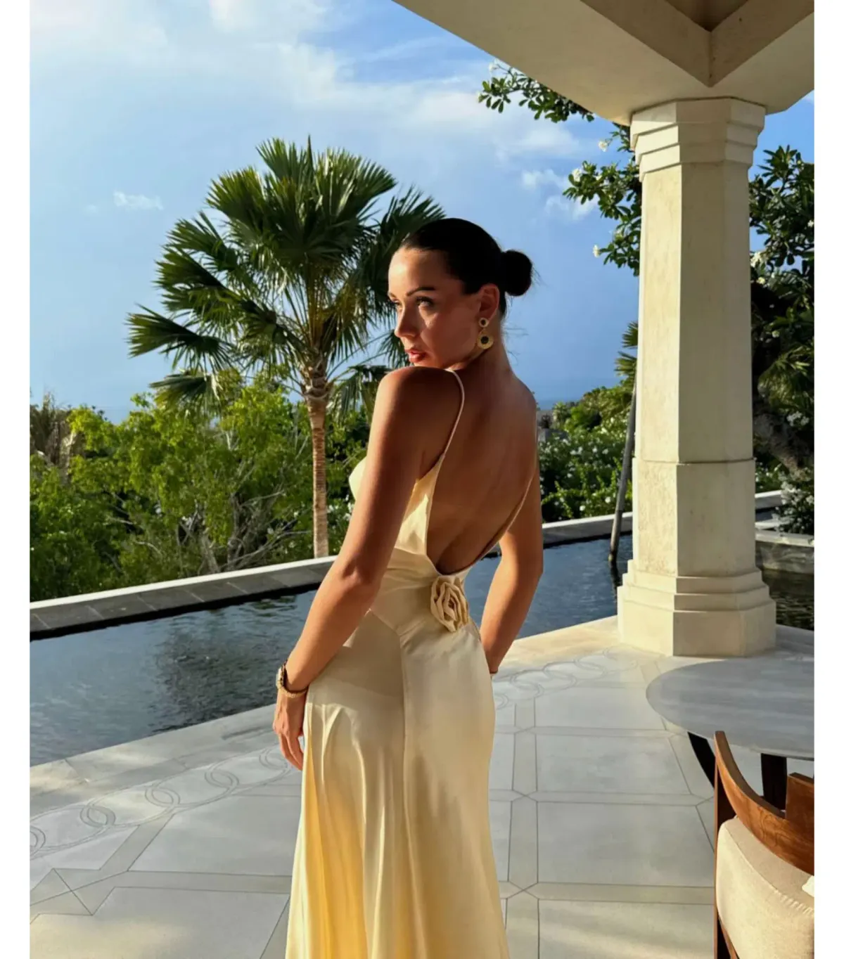 Bubish Savannah Rosette Gown in Yellow Size S / AU 8 - Image 7