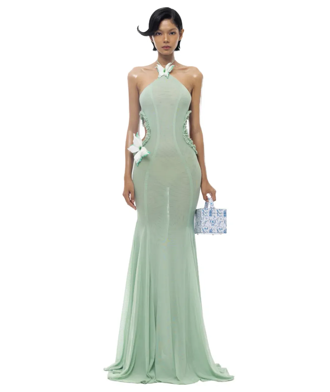 Huelleyrose Darya Dress Green Size S / AU 8 for rent on The Volte - main image